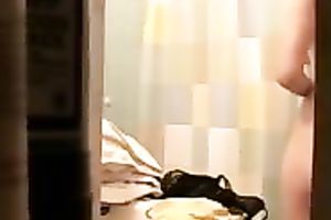 Amateur older hotwife with large love melons caught on hidden livecam