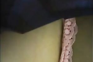 My leggy girlfriend wearing hot short petticoat in upskirt homemade movie scene