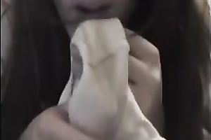 I just love playing with my moist bawdy cleft when I am home alone