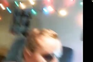 Kinky bitch with well-developed scones can't live without my chocolate schlong