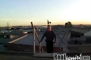 Cock crazed golden-haired floozy gives her paramour an fantastic oral-stimulation