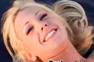 Cock crazed golden-haired floozy gives her paramour an fantastic oral-stimulation