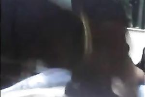 My bootylicious Indian dark brown strokes my BBC with her hands