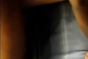 Skinny white playgirl is engulfing and riding my chocolate schlong like a pro