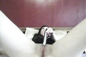 My ex using three different toys in her bedroom to fun herself