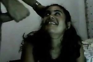 Homemade scene with me cumming on my GF's cute face