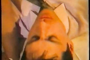 This chap eagerly gangbanged my breasty milf horny white wife and came on her face