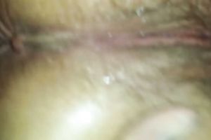 Close up scene with me eating and licking my wife's shaggy snatch