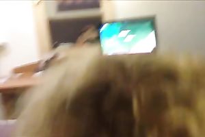 Filthy prostitute shows off her flawless jock engulfing skills