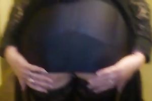 Wife with sex egg in muff around the hotel sucks weenie