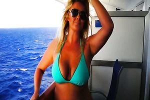 Thick playgirl with large love melons is giving me a consummate tugjob