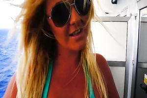 Thick playgirl with large love melons is giving me a consummate tugjob