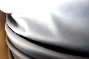 My lascivious paramour lets me touch her bald cunt and toy it