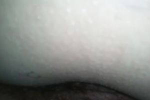 Homemade video with me touching my wife's shaggy snatch and masturbating