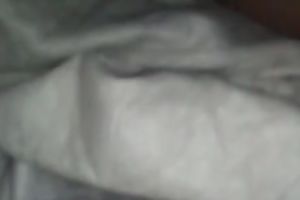 Homemade video with me touching my wife's shaggy snatch and masturbating