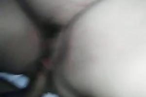 Hardcore homemade sex movie with me fucking my wife's hirsute twat