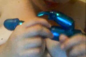 Bossy big beautiful woman Married slut bonks her fat vagina with sex-toy on self taped episode