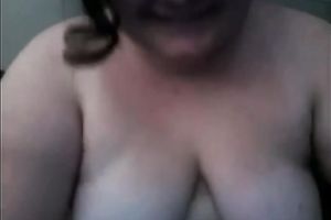 Horny big beautiful woman mama is showing me off her stripped body on webcam