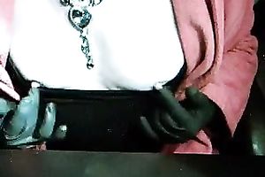 Nasty Russian milf housewife shows me her diminutive pointer sisters and merry nipps