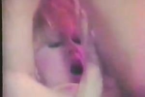 Bitch with large hair gives head to a guy and lets him drill her muff