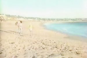 Bitch with large hair gives head to a guy and lets him drill her muff