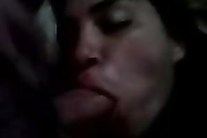 My insatiable girlfriend engulf my penis like fascinating lolly pop