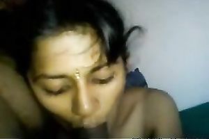 Fearless & lascivious nympho sucks her BF's unyielding shlong in front of a camera