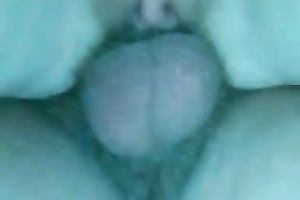 My wife allows me to cum on her scones after I fuck her shaved love tunnel