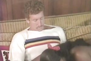 Smoking hawt swarthy slutwife gives priceless oral-stimulation to her white boo