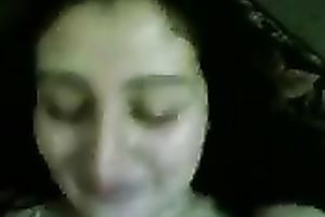 Playing with large milk sacks of my curvy pale skin Arabian GF