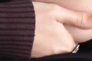 Dude gapes his girlfriend's face hole with his subrigid rod