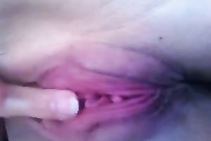 Close up homemade movie with me rubbing my meaty cunt