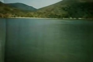 Mustached man acquires excellent fellatio right in sea by lustful blondie