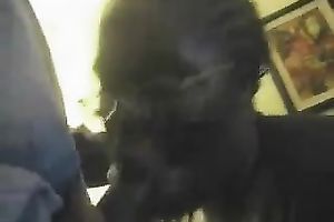 My chocolate girlfriend knows how to give a flawless fellatio