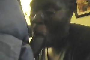 My chocolate girlfriend knows how to give a flawless fellatio