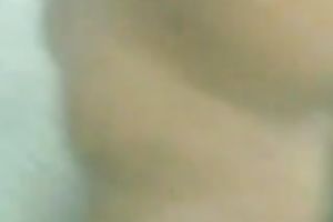 My naked housewife takes a shower and washes her hair in homemade episode