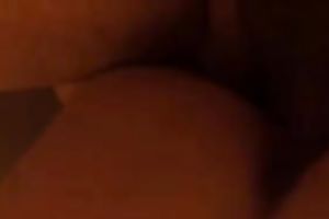 My GF receives her hirsute snatch team-fucked and creampied by me