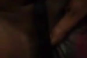 Webcam solo clip with a corpulent Latina flashing her natural tits