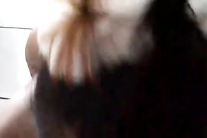 My Latina GF sucks my soaked meat pole like a porn star