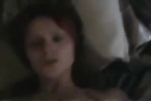 Captivating redhead gets ruthlessly drilled from behind