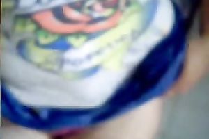 Red-haired virtual hooker shows off her large boobs and booty