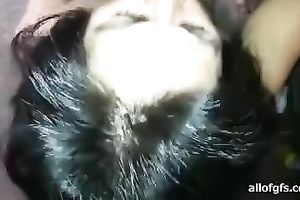 Neat wench with silky hair loves it when her paramour bangs her from behind