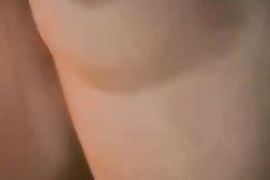 Hot white BBC slut teases me with her furry pink muffin