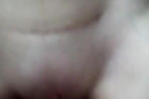 My breasty brunette hair girlfriend receives a load of cum on her tummy