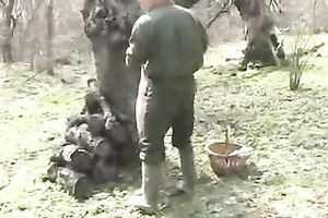 Tortured chunky white gazoo of my breasty Married slut outdoors