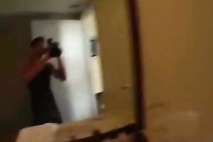Horny cameraman is drilling his sexy girlfriend in each position