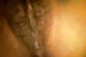 My slutty Indian lover plays with my wang in advance of taking it in her slit