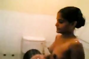Homemade solo with my Indian GF stripping and taking a shower