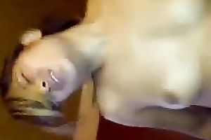 Shiny dark wang for my diminutive lalin girl girlfriend on web camera