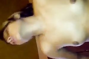Shiny dark wang for my diminutive lalin girl girlfriend on web camera